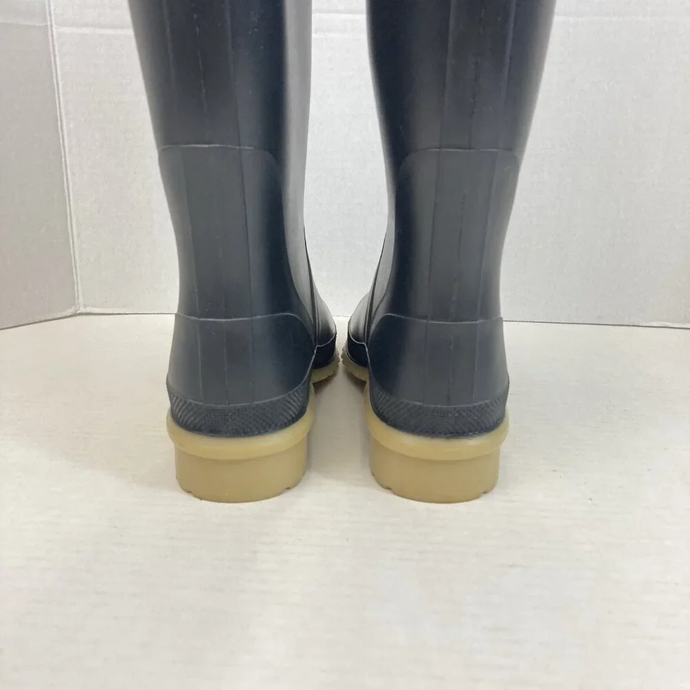 Baffin Technology Rain‎ Boots Men's 8 Waterproof Black Rubber Oil Acid Resistant